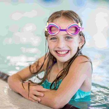 Детские очки для плавания без запотевания Детские очки для плавания с мультяшным единорогом для малышей