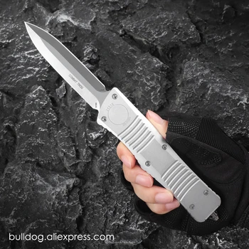 Серия CT Signature Silver Claw Marks Micro OTF Tech Knife DE Blade EDC Боевые Тактические Карманные Ножи для самообороны A150 Top Ver